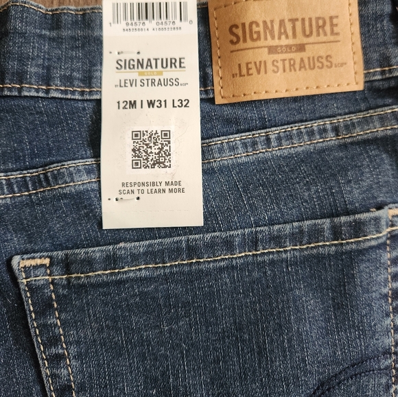Nwt Levi Strauss jeans size 12 - Picture 6 of 6